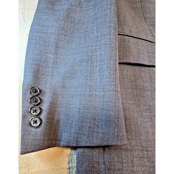 NWOT Lauren Ralph Lauren Black Label Blazer 44S Gray Wool Stretch Men's Jacket - Picture 11 of 16